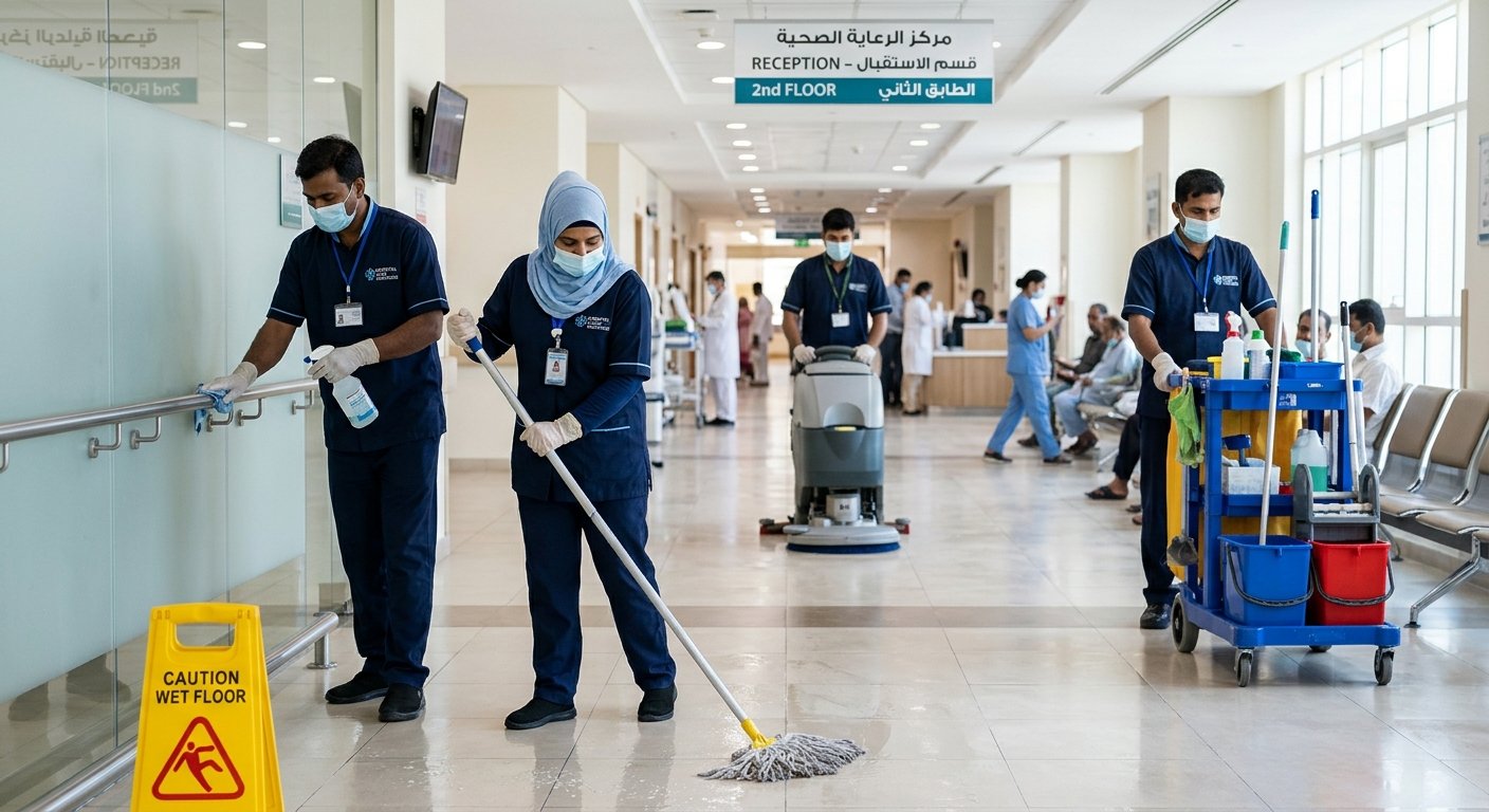 تأجير عمال تنظيف